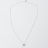 18ct White Gold, 0.30ct Diamond Pendant on 10ct White Gold, 43cm Serpentine Chain - 2