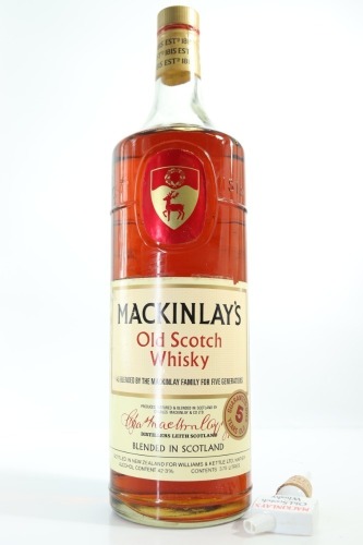 (1) Mackinlay's Guaranteed 5 Years Old Blended Scotch Whisky - Bottled in New Zealand with Pourer, 42.3% ABV, 3750ml, Circa. 1970's (GB)