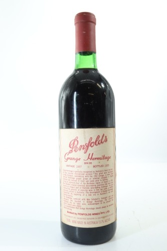 (1) 1987 Penfolds Grange Bin 95, South Australia [JR18]