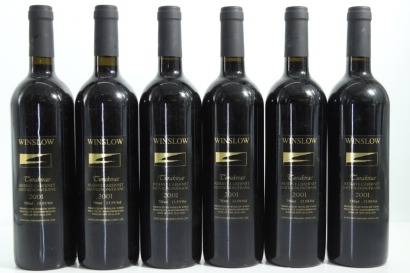 (6) 2001 Winslow Turakirae Reserve Cabernet Sauvignon - Franc, Martinborough