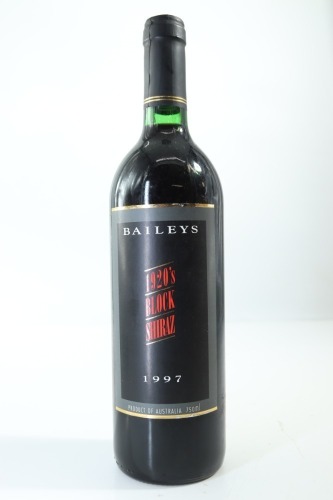 (1) 1997 Baileys of Glenrowan 1920's Block Shiraz, Glenrowan