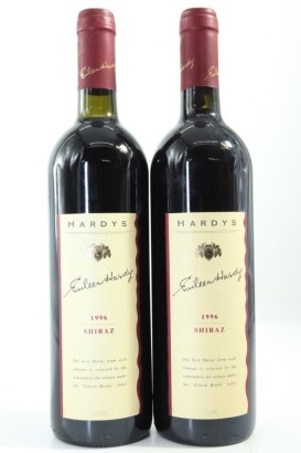 (2) 1996 Hardy's Eileen Hardy Shiraz, McLaren Vale [JR18]