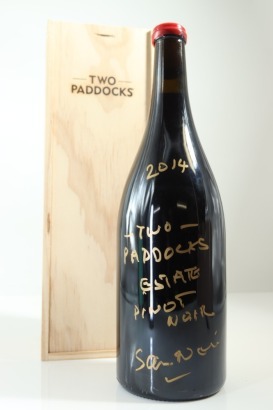 (1) 2014 Two Paddocks Pinot Noir, Central Otago, 1500ml (Handwritten & Signed by Sam Neill) (GB) [BC95]