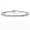 18ct White Gold, 3.12ct Diamond Tennis Bracelet