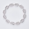 9ct White Gold, Contemporary, 0.82ct Diamond Bracelet