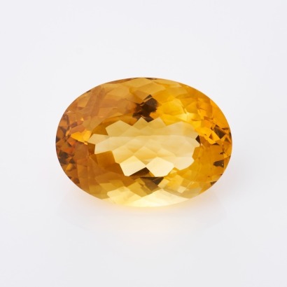 Loose, 13.70ct Oval Citrine