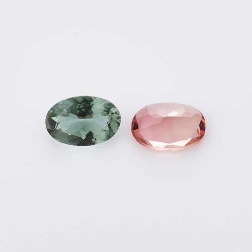 Loose Tourmaline Pair, Oval Mixed Cut, 1.78cts Total Weight