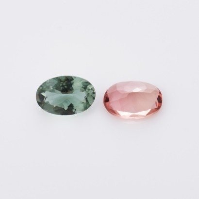 Loose Tourmaline Pair, Oval Mixed Cut, 1.78cts Total Weight