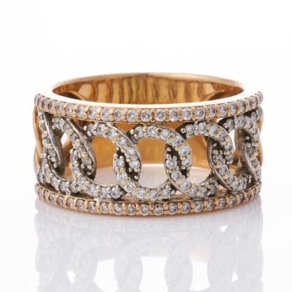 18ct Rose Gold, 0.50ct Diamond Dress Ring