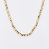 14ct Yellow Gold, 46cm Figaro Link Chain