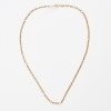 14ct Yellow Gold, 46cm Figaro Link Chain - 2