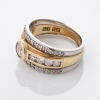 18ct Yellow Gold / Platinum, NZ Made, 1.72ct Diamond Dress Ring - 2