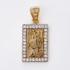17ct Yellow Gold, Arabic Script Pendant