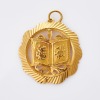 18ct Yellow Gold, Arabic Script Medallion