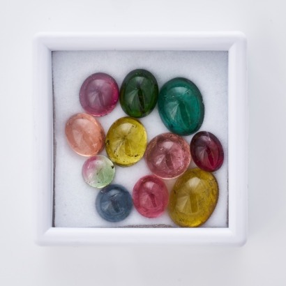 Loose, Cabochon Tourmaline Parcel, totalling 54.00cts