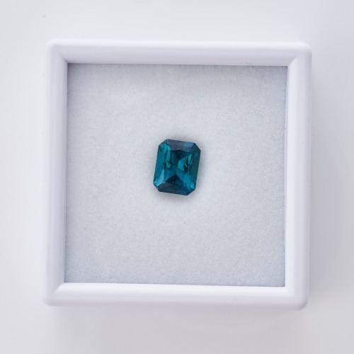 Loose, 3.62ct Radiant Cut Indicolate Tourmaline