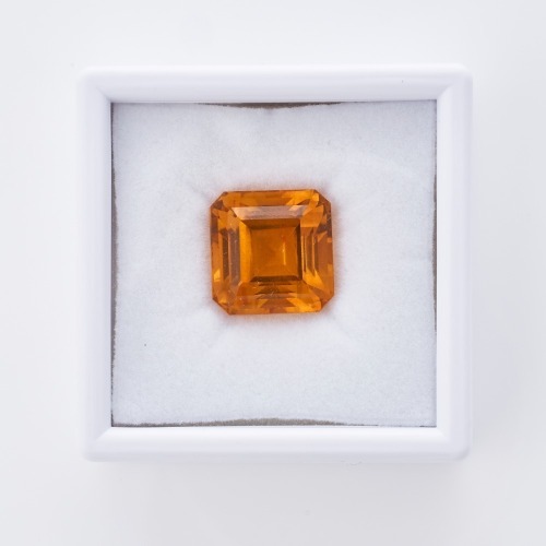 Loose, 22.38ct Asscher Cut Citrine