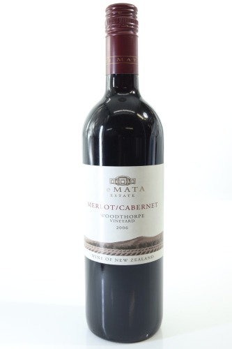(1) 2006 Te Mata Estate Woodthorpe Vineyard Merlot/ Cabernets, Hawke's Bay