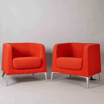 A Pair of Segis Alphabet "Delta" Chairs&nbsp;