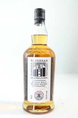 (1) Glengyle Distillery Kilkerran Bourbon Cask Matured Cask Strength 8 Year Old Single Malt Scotch Whisky, Campbeltown, 55.6% ABV