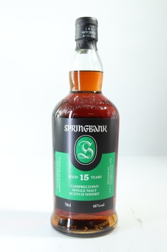 (1) Springbank 15 Year Old 2024 Release Single Malt Scotch Whisky, 46% ABV