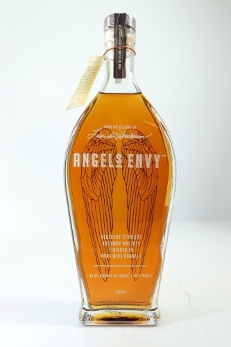 (1) Angel's Envy Port Wine Barrel Finish Kentucky Straight Bourbon Whiskey, Kentucky, 750ml, 43.3% ABV