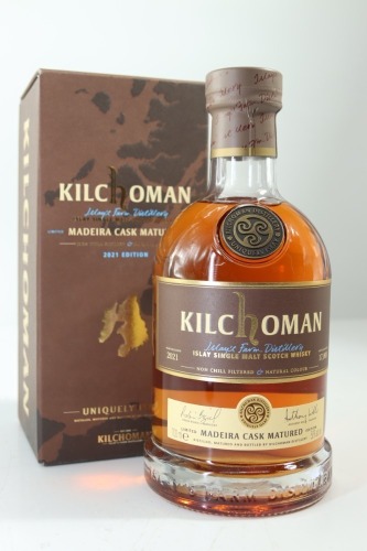 (1) Kilchoman Limited Edition Madeira Cask Matured 2021 Release Single Malt Scotch Whisky, Islay, 50% ABV (GB)