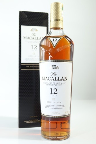 (1) The Macallan Sherry Oak Cask 12 Year Old Single Malt Scotch Whisky, Speyside - Highlands, 40% ABV (GB)
