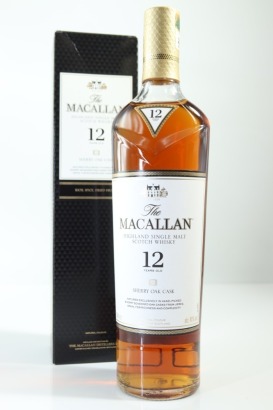 (1) The Macallan Sherry Oak Cask 12 Year Old Single Malt Scotch Whisky, Speyside - Highlands, 40% ABV (GB)