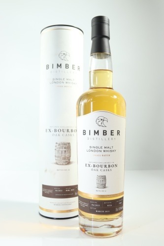 (1) Bimber Distillery Ex-Bourbon Casks Batch #4 Bottled March 2023 Single Malt London Whisky, England, 51.2% ABV (GB)