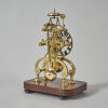 A Mid 19th Century Brass Skeleton Clock  - 3