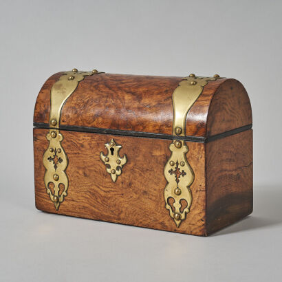 A Victorian Rosewood Letterbox