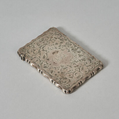 A Sterling Silver Card Case&nbsp;