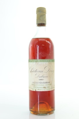 (1) 1980 Chateau Doisy Dubroca, Sauternes - Barsac (MS) (DC)
