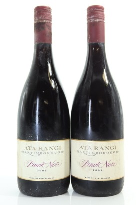 (2) 2002 Ata Rangi Pinot Noir, Martinborough [JR17.5] (CC)