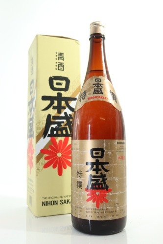 (1) Nihonsakari Tokusen Honjozo Sake, 1800ml, Circa. 1990's (GB)