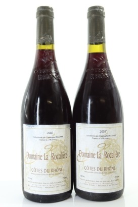 (2) 2002 Domaine la Rocaliere Cotes Du Rhone, Rhone