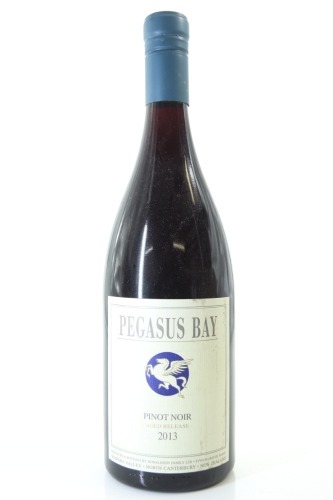 (1) 2013 Pegasus Bay Aged Release Pinot Noir, Waipara Valley