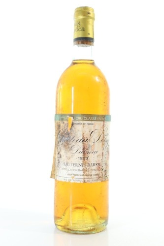 (1) 1983 Chateau Doisy Dubroca, Sauternes - Barsac (TS) (DC)