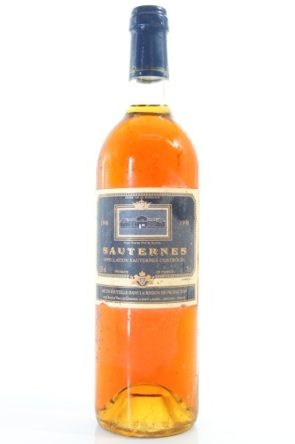 (1) 1998 Grands Vins de Gironde Chantecaille Sauternes, Bordeaux