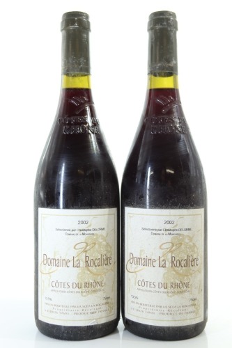 (2) 2002 Domaine la Rocaliere Cotes Du Rhone, Rhone