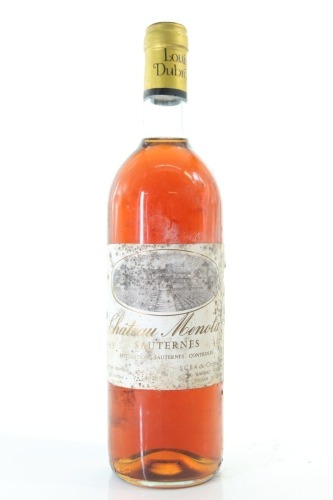 (1) 1983 Chateau Menota, Sauternes