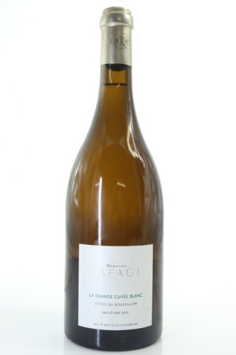 (1) 2015 Domaine Lafage Cotes du Roussillon La Grande Cuvee Blanc, France