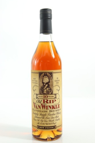 (1) Old Rip Van Winkle Handmade 10 Year Old Kentucky Straight Bourbon Whiskey, 53.5% ABV, 750ml