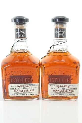 (2) Jack Daniel's Rested Rye Whiskey, Distillers Run, Batch 002, Tennessee, 750ml, 40% ABV