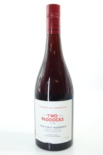 (1) 2018 Two Paddocks 'Proprietor's Reserve' First Paddock Pinot Noir, Gibbston