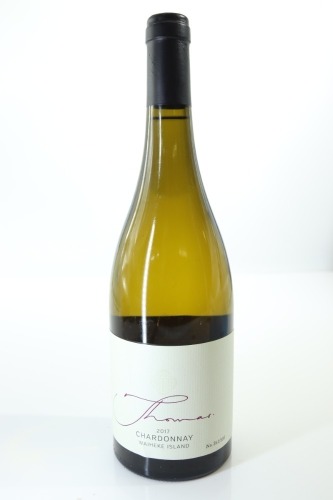(1) 2017 Thomas Estate Chardonnay, Waiheke Island