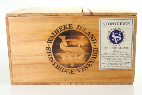 (6) 2002 Stonyridge Vineyard Larose, Waiheke Island (OWC)