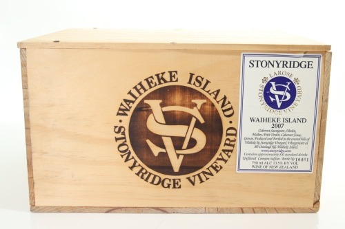 (6) 2007 Stonyridge Vineyard Larose, Waiheke Island (OWC)