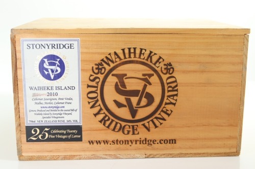 (6) 2010 Stonyridge Vineyard Larose, Waiheke Island (OWC)